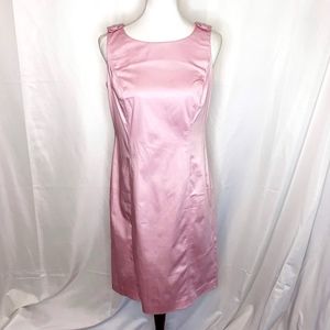 Brooks Brothers 346 Stretch Pink Sheath Dress